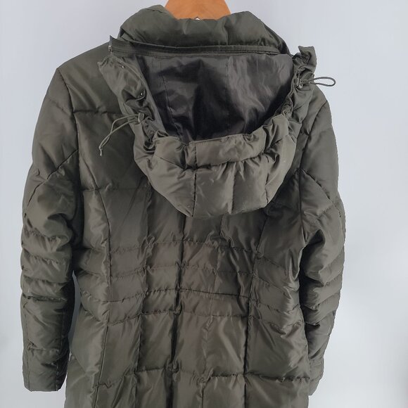 Eddie Bauer Women’s XL Goose Down Winter Coat – Long, Hooded, Warm Puffer Parka - Picture 5 of 13